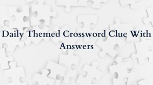 AOL competitor Crossword Clue Daily Themed Crossword