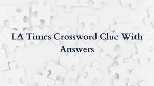 Like the streets in some period pieces Crossword Clue LA Times