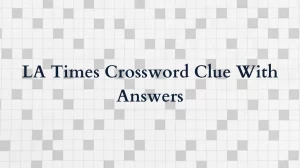 Fleet of foot Crossword Clue LA Times