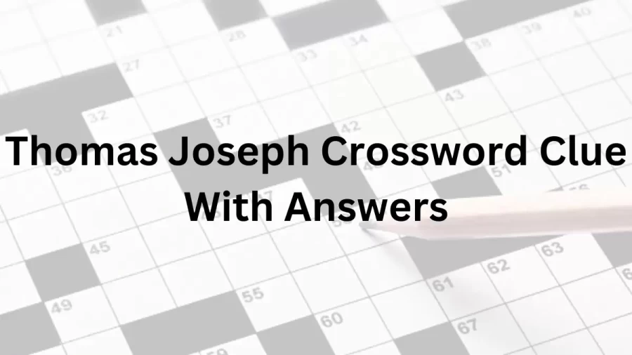 Rose part Crossword Clue Thomas Joseph