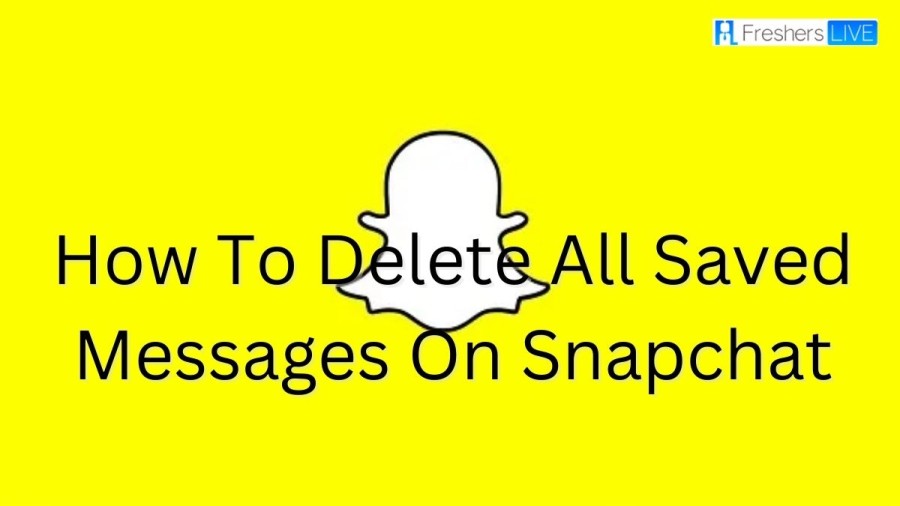 How To Delete All Saved Messages On Snapchat? How To Unsave Messages On Snapchat That The Other Person Saved?