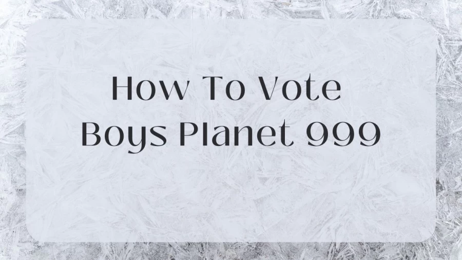 How To Vote Boys Planet 999? Boys Planet 999 Voting Explained