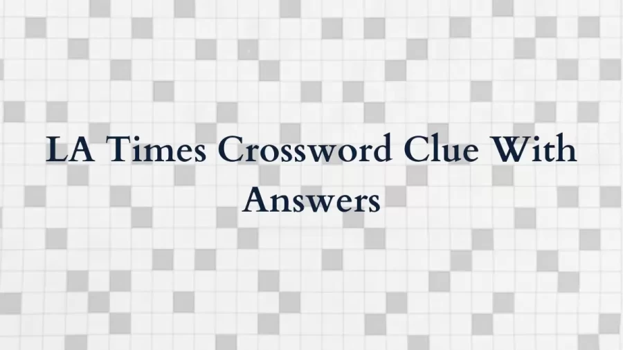 Purple flower Crossword Clue LA Times