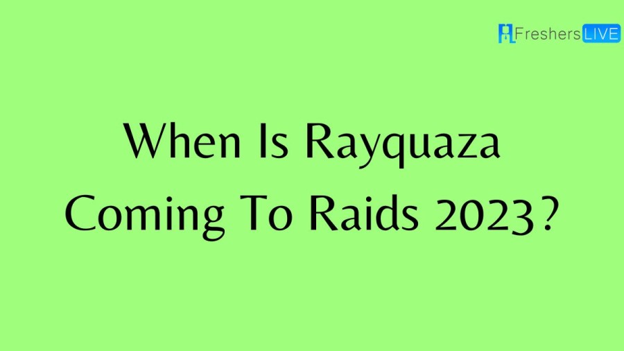 When Is Rayquaza Coming To Raids 2023? Can Rayquaza Be Shiny In Pokemon Go February 2023?