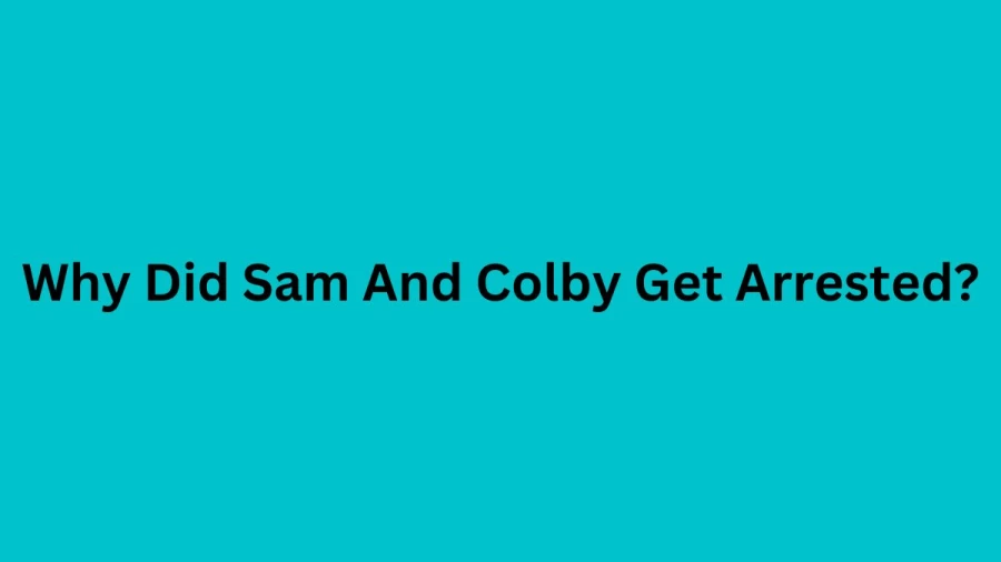 Why Did Sam And Colby Get Arrested? How Did Sam And Colby Get Arrested? How Long Did Sam And Colby Go To Jail For?