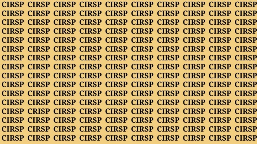 Brain Teaser: If you have Sharp Eyes Find the word Crisp in 15 secs