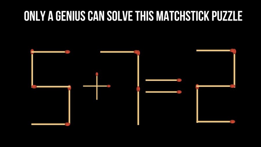 Brain Teaser: Only a Genius can Solve this Matchstick Puzzle under 30 Secs