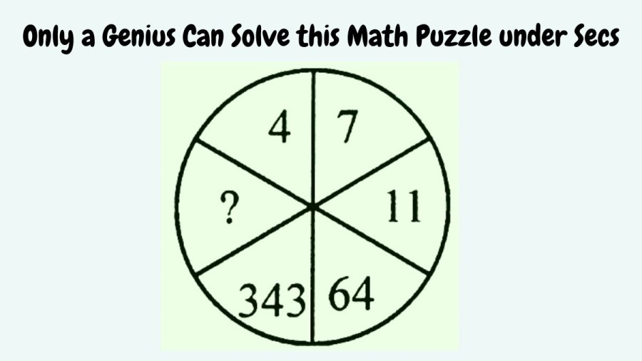 Brain Teaser: Only a Genius Can Solve this Math Puzzle under 30 Secs