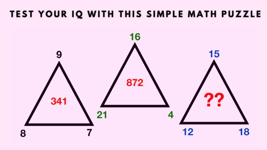 Brain Teaser: Test Your IQ with this Simple Math Puzzle