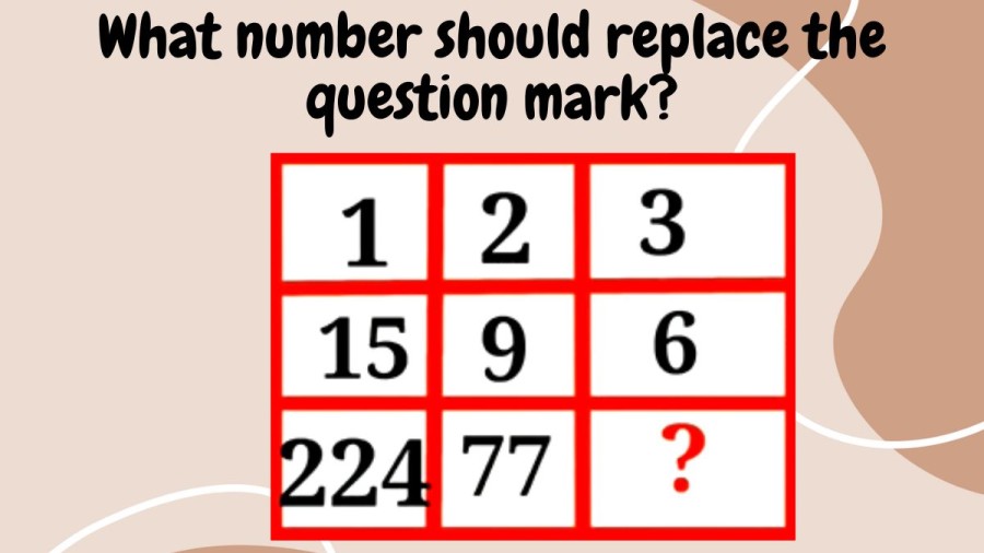 Brain Teaser: What number should replace the question mark?