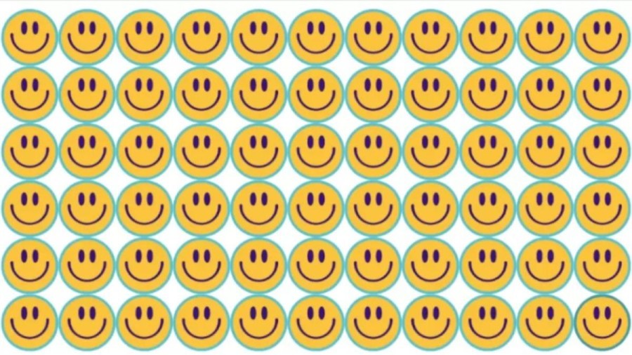 Can you Circle the Odd Emoji in this Brain Teaser Picture Puzzle in 12 secs?