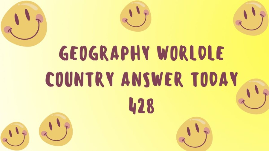 Geography Worldle Country Answer Today 428