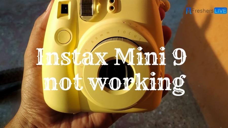 Instax Mini 9 not working, How to fix Instax Mini 9 not working?