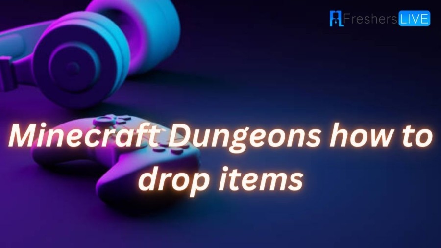 Minecraft Dungeons how to drop Items