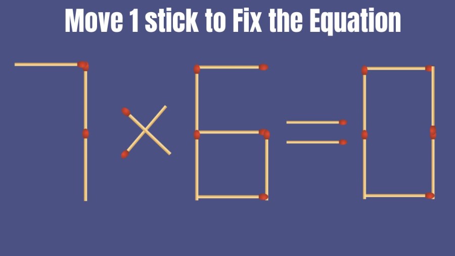 Only Top IQ People can Solve this Brain Teaser Matchstick Puzzle within 15 Secs