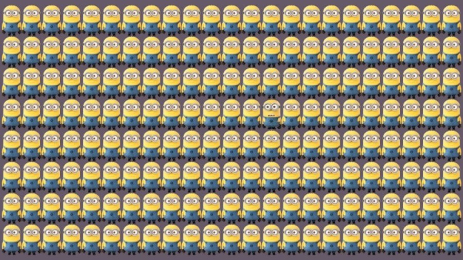 Optical Illusion Challenge: Can you find the Odd Minion in this picture within 12 seconds?