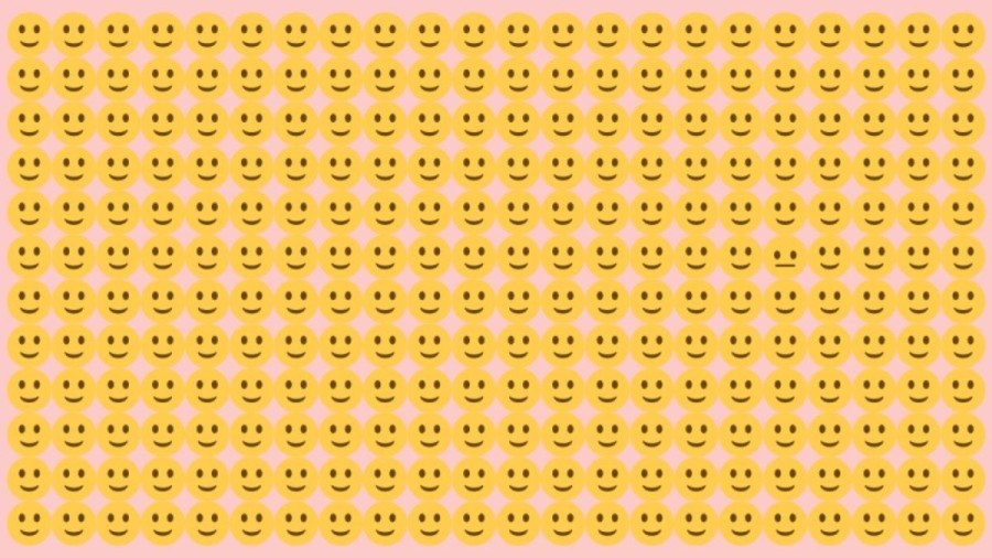 Optical Illusion Challenge: Can you identify the Odd Emoji in this picture within 8 seconds?