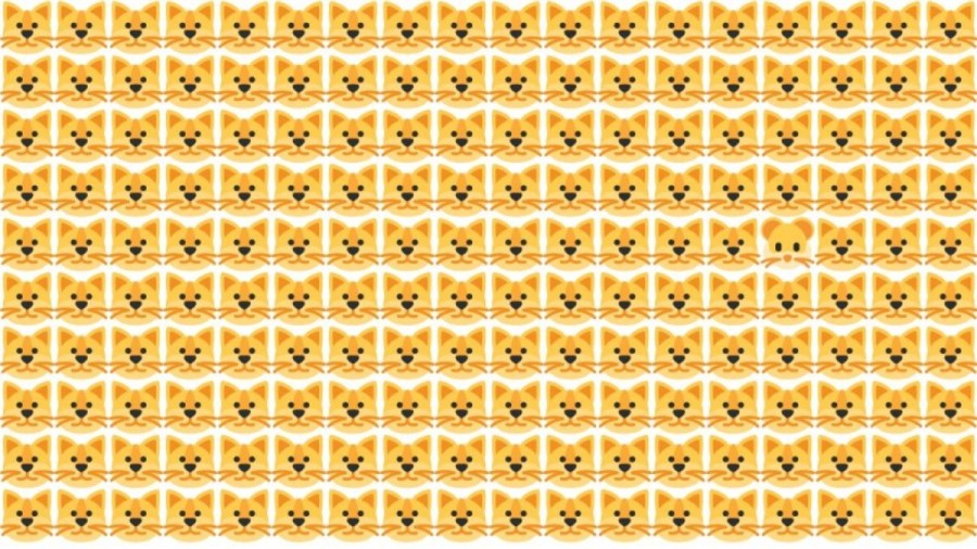 Optical Illusion Challenge: Identify the Odd Emoji in this picture within 10 seconds if you have sharp eyes