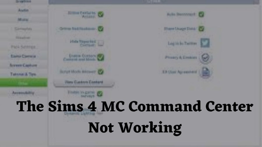 The Sims 4 MC Command Center Not Working After Update: How to Fix the Issue?