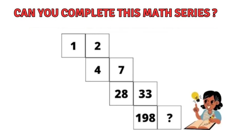 Brain Teaser: Can you Complete this Math Series in 20 Seconds? Logic Puzzle