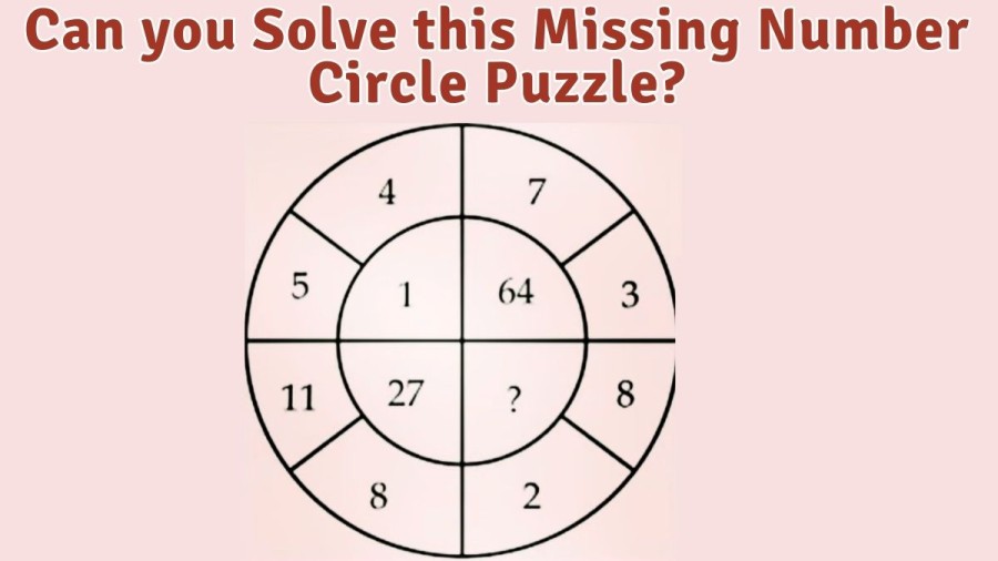 Brain Teaser: Can you Solve this Missing Number Circle Puzzle?