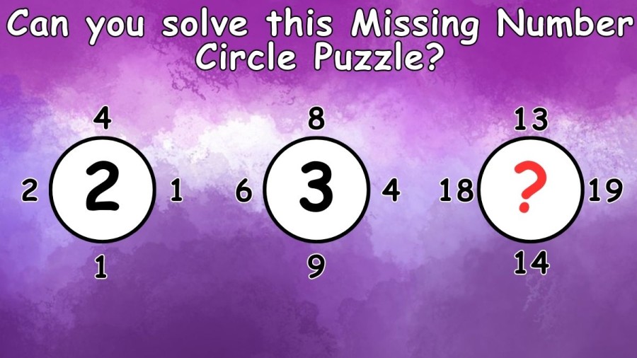 Brain Teaser: Can you Solve this Missing Number Circle Puzzle?