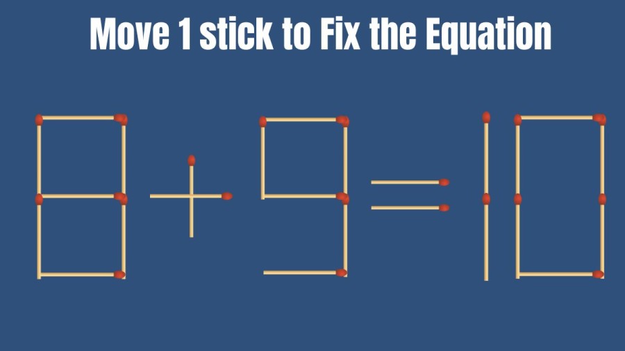 Brain Teaser: Can you Solve this Tricky Matchstick Puzzle in 20 Seconds?