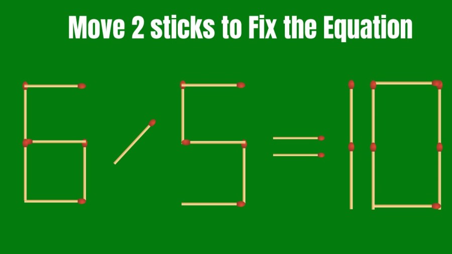 Brain Teaser: Can you Solve this Tricky Matchstick Puzzle in 20 Seconds?