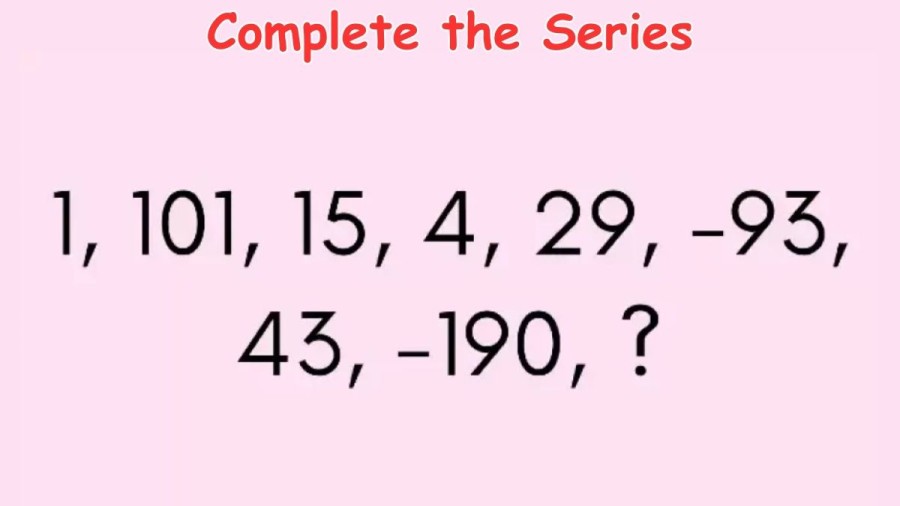 Brain Teaser: Complete the Series | Hard Math Puzzle