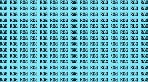 Brain Teaser: If you have Sharp Eyes Find the Word Rug among Rog in 15 Secs