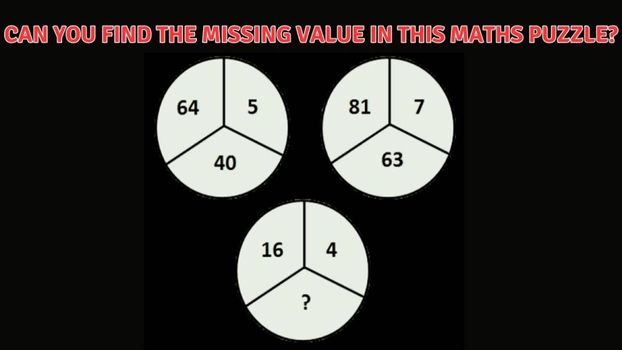 Brain Teaser IQ Test: Can you Find the Missing Value in this Maths Puzzle?