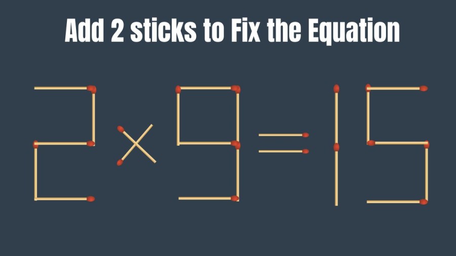 Brain Teaser: Turn the Wrong Equation Right | Matchstick puzzle