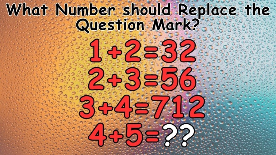 Brain Teaser: What Number should Replace the Question Mark?