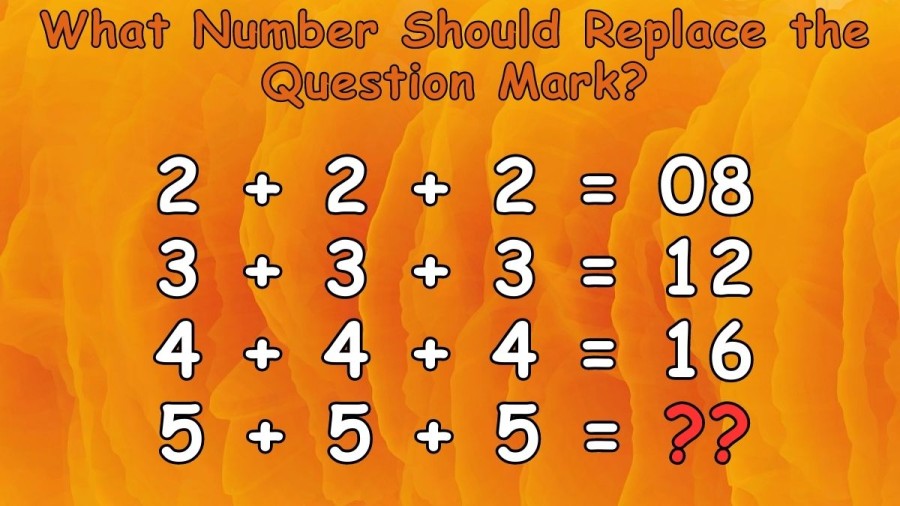 Brain Teaser: What Number Should Replace the Question Mark?