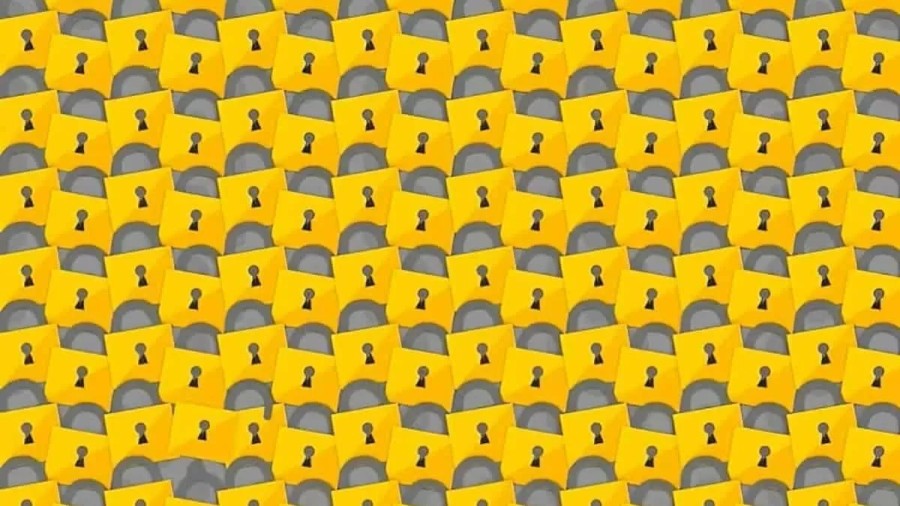 Brain Test: Can you find an open lock among the locks in 10 seconds