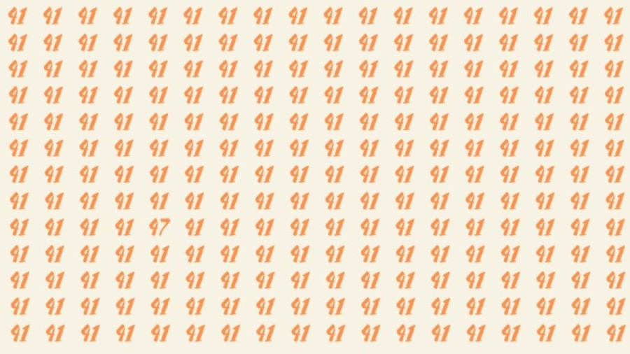 Brain Test: Can you find the number 47 among 41 in 10 seconds?