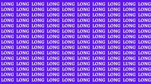 Brain Test: If you have Eagle Eyes Find the Word Lung among Long in 15 Secs