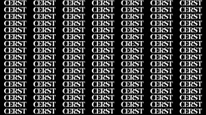 Brain Test: If you have Hawk Eyes Find the Word Crest in 12 Secs