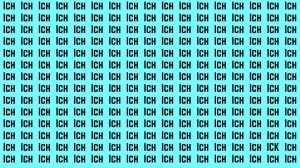 Brain Test: If you have Sharp Eyes Find the Word Ick among Ich in 15 Secs