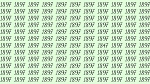 Can You Spot 1847 among 1897 in 30 Seconds? Explanation and Solution to the Optical Illusion