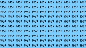 Can You Spot 1976 among 1967 in 20 Seconds? Explanation and Solution to the Optical Illusion