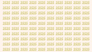 Can You Spot 2555 among 2525 in 15 Seconds? Explanation and Solution to the Optical Illusion