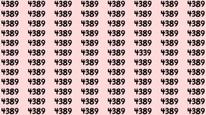 Can You Spot 4339 among 4389 in 30 Seconds? Explanation and Solution to the Optical Illusion