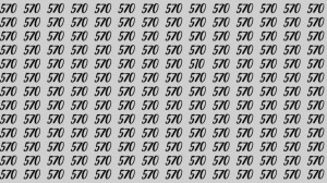 Can You Spot 510 among 570 in 30 Seconds? Explanation and Solution to the Optical Illusion