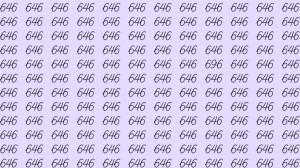 Can You Spot 696 among 646 in 30 Seconds? Explanation and Solution to the Optical Illusion