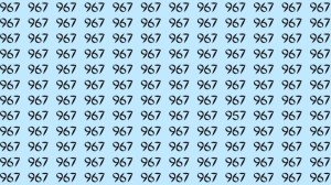 Can You Spot 957 among 967 in 30 Seconds? Explanation and Solution to the Optical Illusion