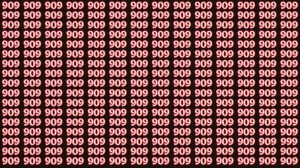 Can You Spot 999 among 909 in 30 Seconds? Explanation And Solution To The Optical Illusion