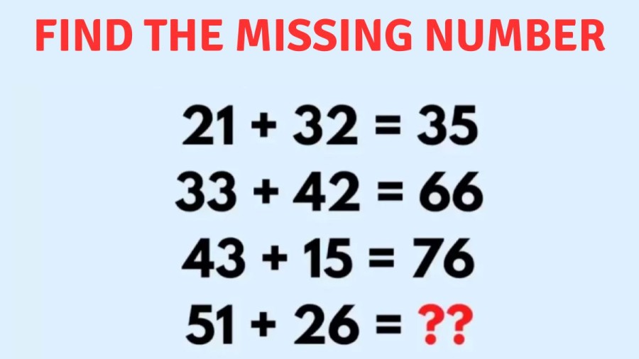 Challenge yourself with this Brain Teaser and Find the Missing Number