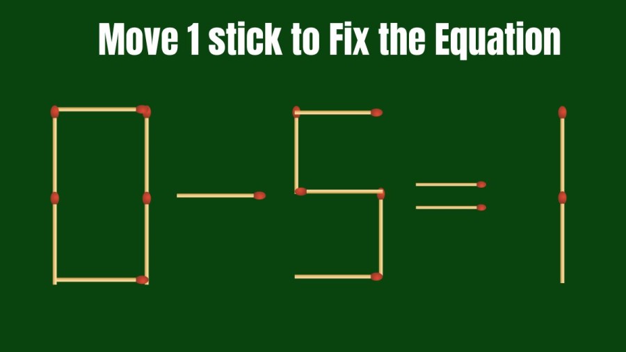 Matchstick Puzzle For Clever Minds: If you have High IQ you can Solve this Equation in 25 Secs I Brain Teaser