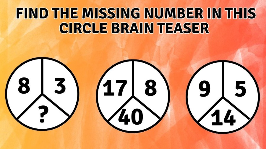 Maths Quiz for Genius Minds: Find the Missing Number in this Circle Brain Teaser